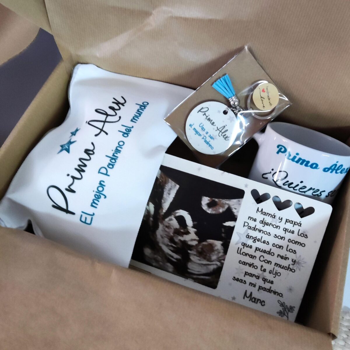 Kit Regalo padrinos ¿ quieres ser mi padrino o madrina de bautizo? - Imagen 4