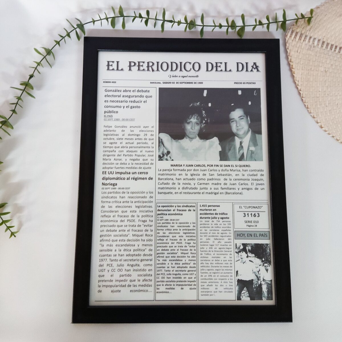 Cuadro personalizado el PERÓDICO DEL DÍA - Imagen 6