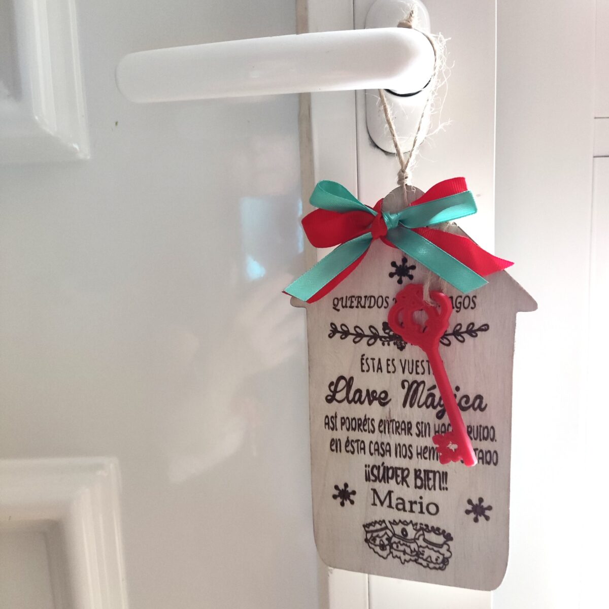 🎄kit Reyes Magos calcetín  + llave mágica - Imagen 1