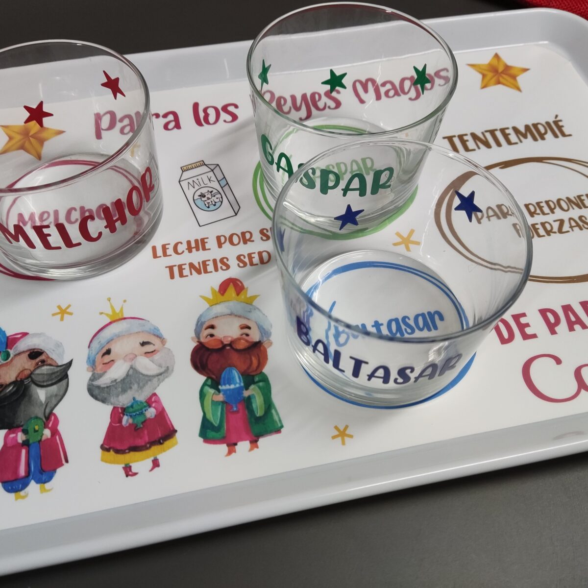 🎄 Bandeja de Reyes Magos personalizada - Imagen 1