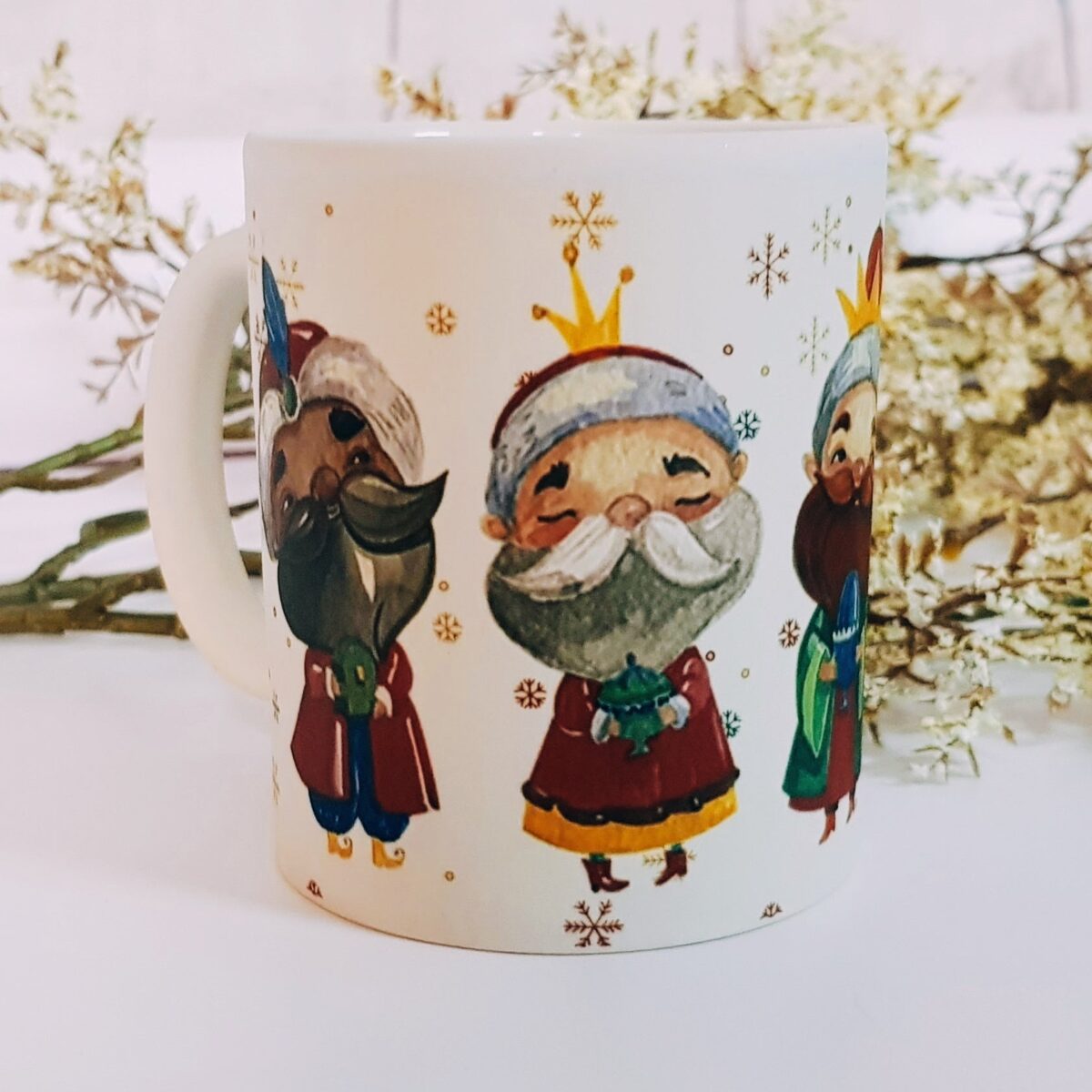 🎄 Taza Reyes Magos personalizada - Imagen 1