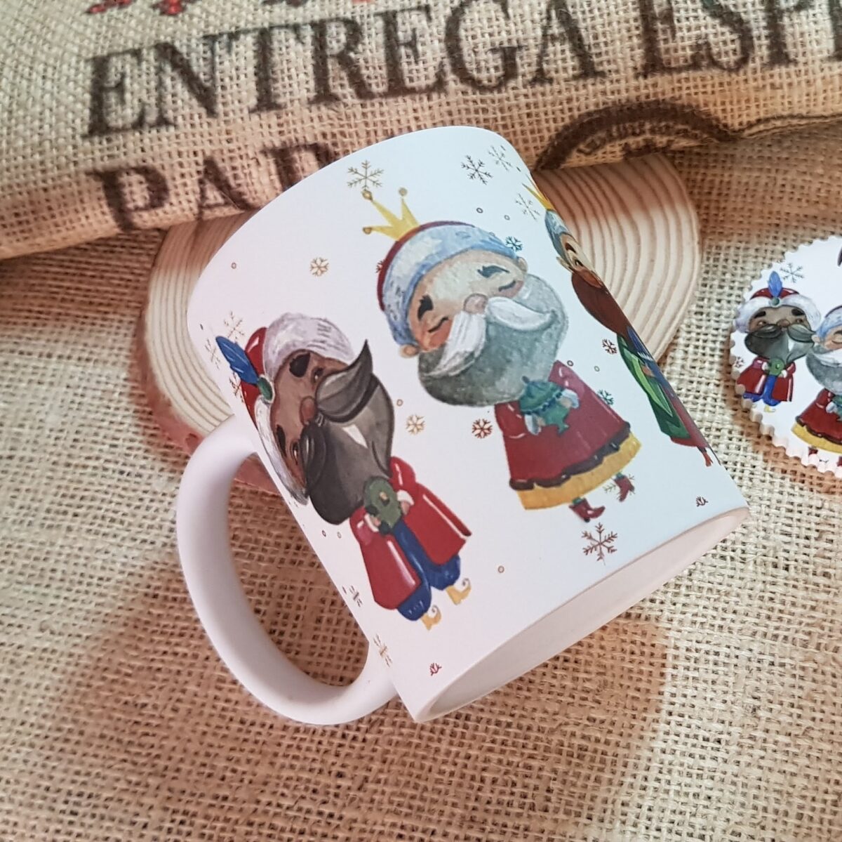 🎄 Taza Reyes Magos personalizada - Imagen 3