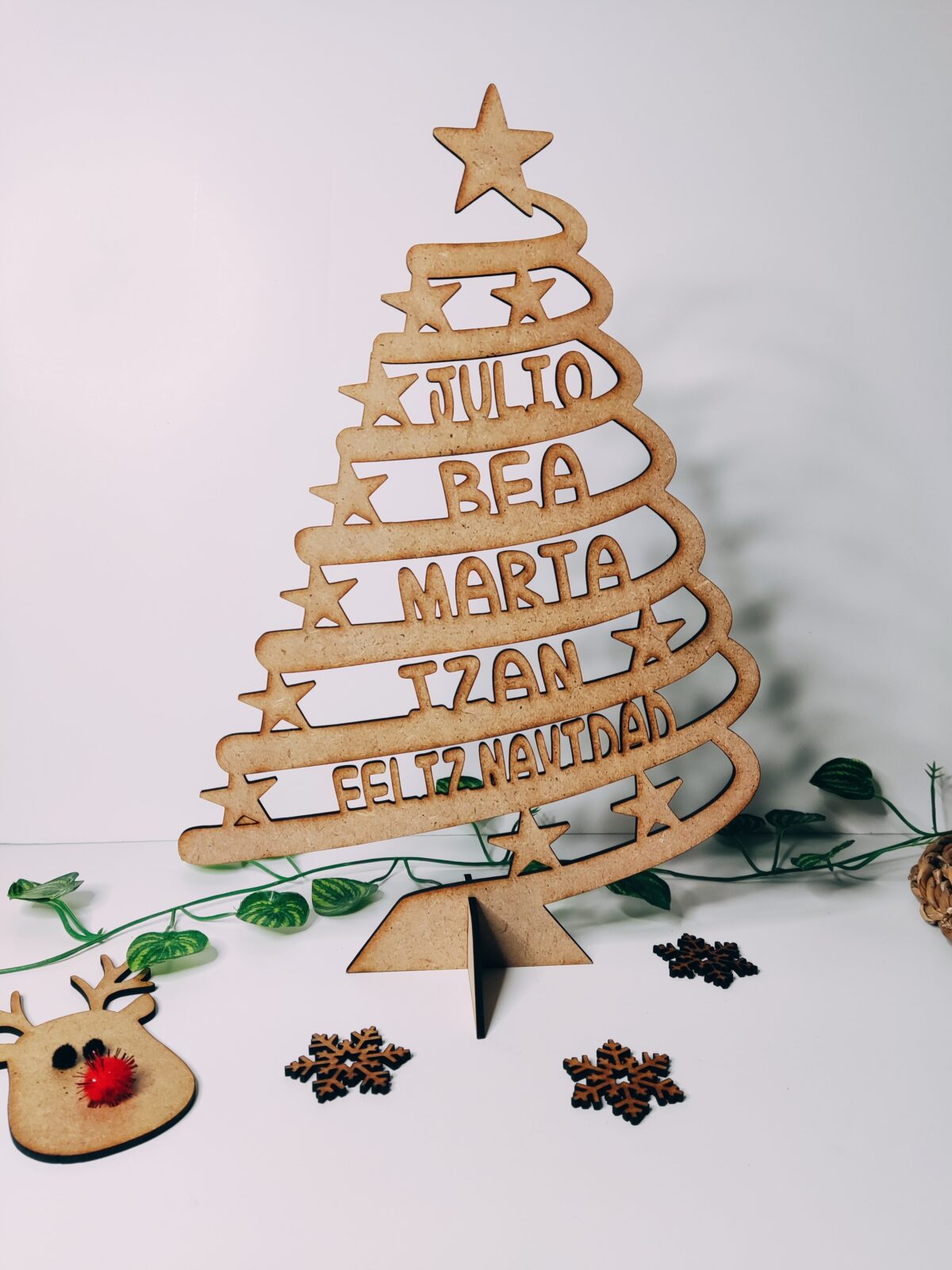 🎄 Árbol de navidad personalizado con nombres - Imagen 2