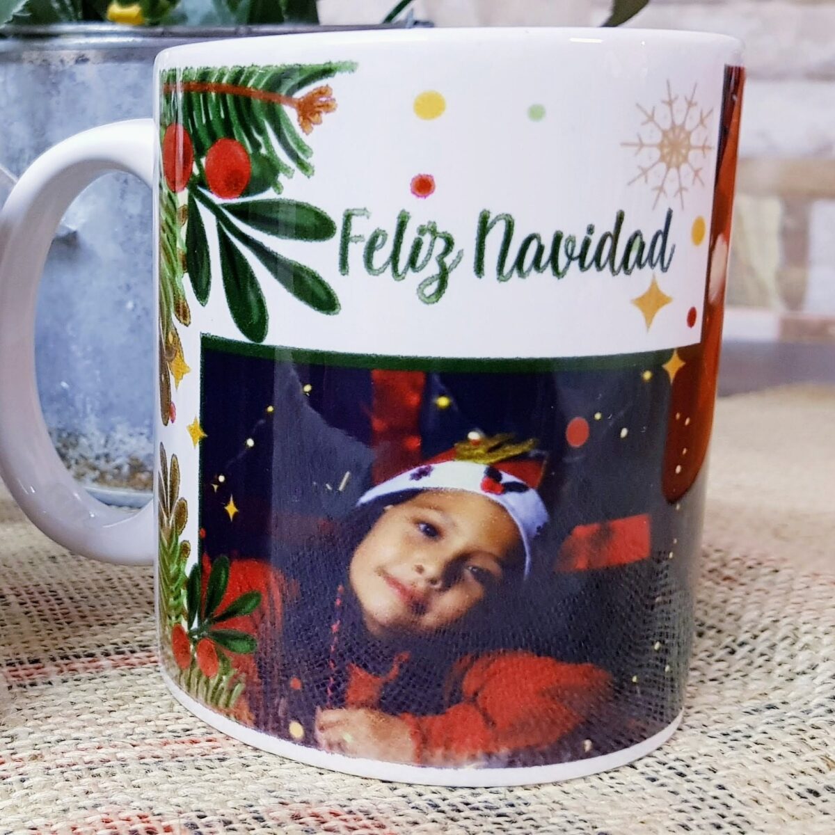 🎄 Taza navideña con fotos personalizada - Imagen 3