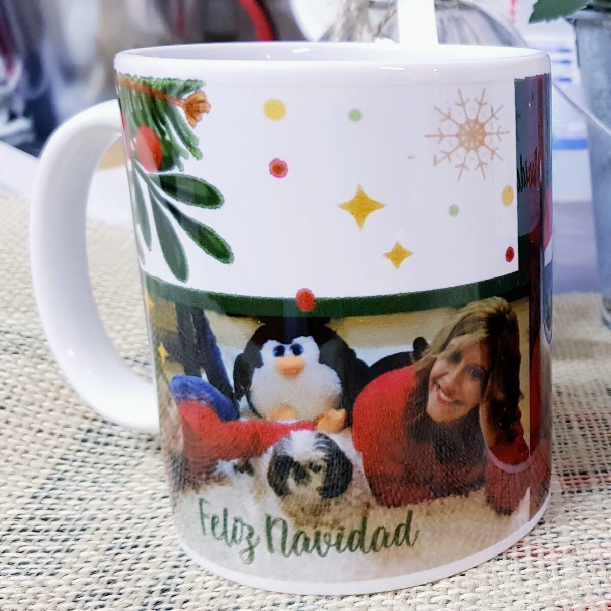 🎄 Taza navideña con fotos personalizada - Imagen 2
