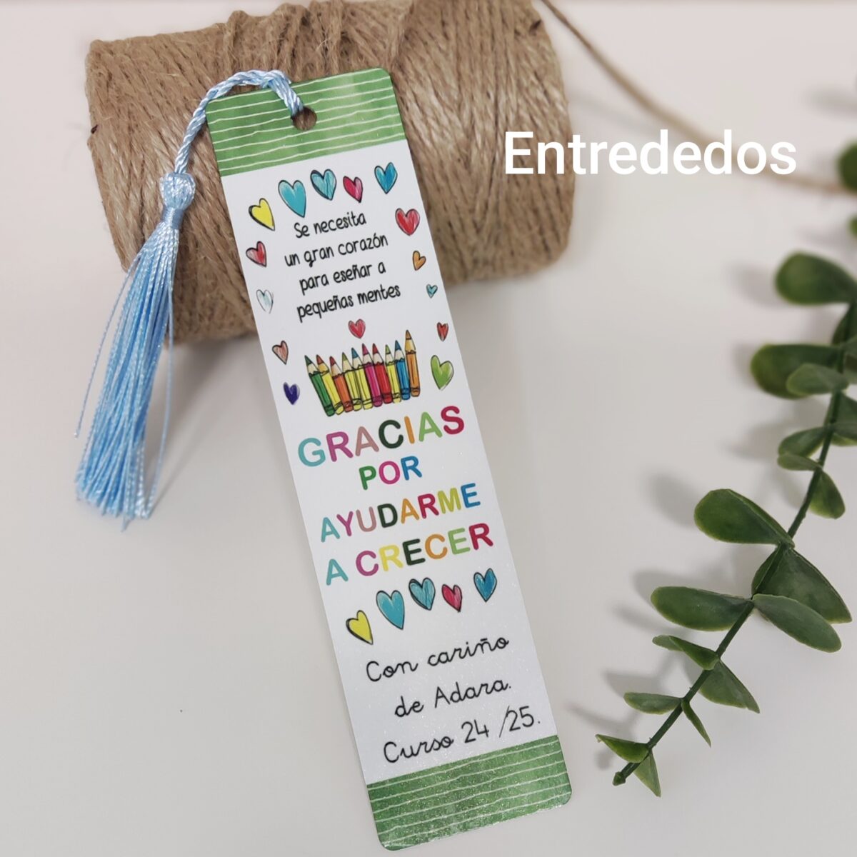 Marcapáginas para Profesor "GRACIAS" - Imagen 1