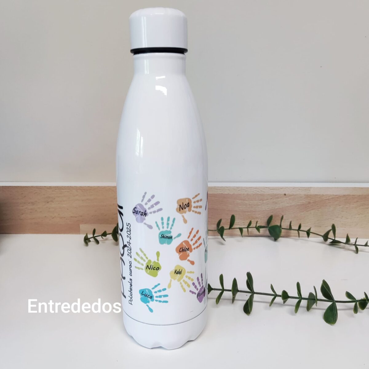 Botella TERMO profesor LAS HUELLAS DE LA CLASE - Imagen 5
