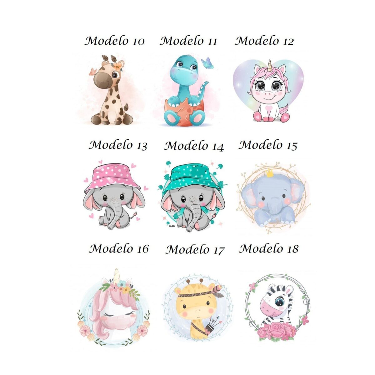 Cojín natalicio ANIMALITOS DEL BOSQUE - Imagen 10