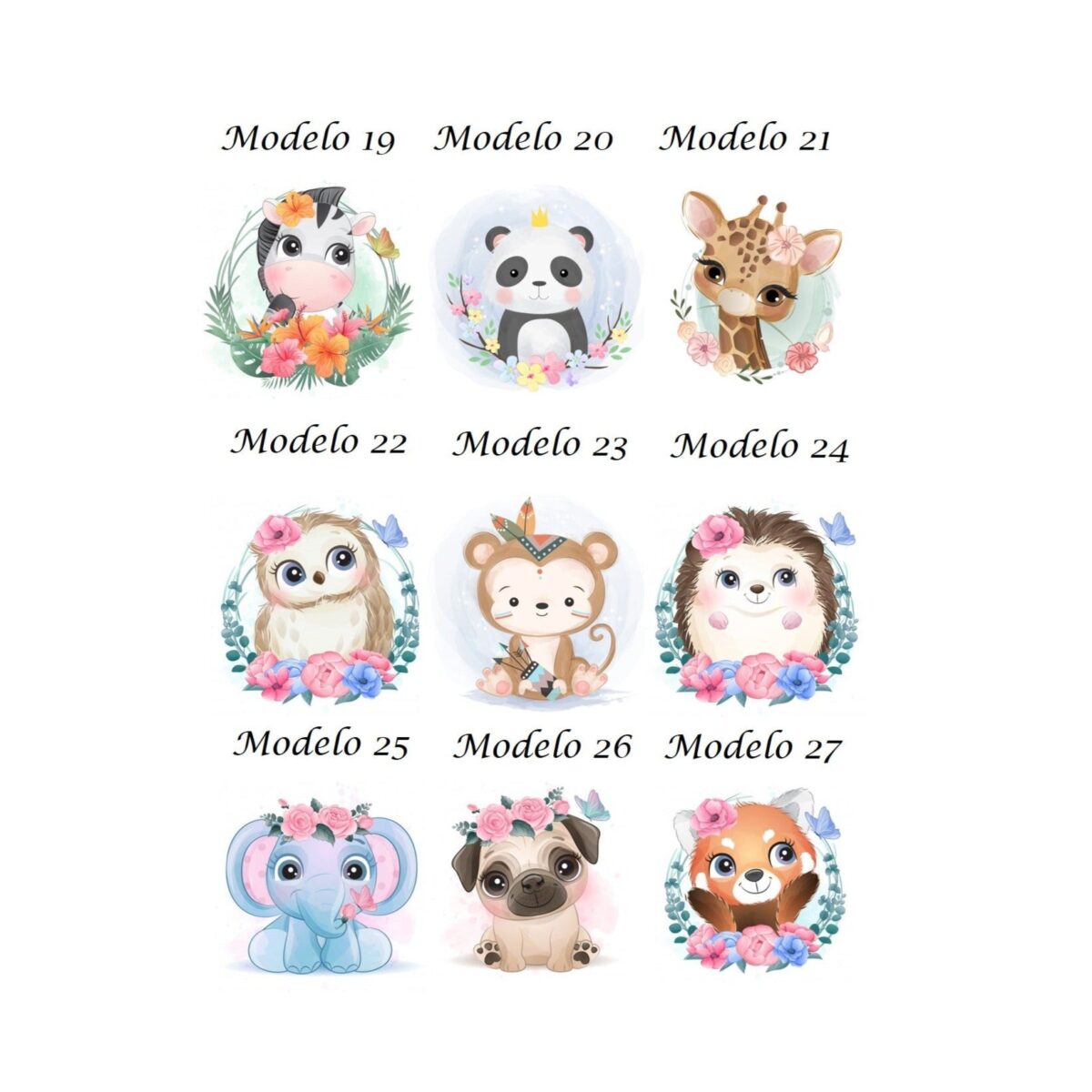 Cojín natalicio ANIMALITOS DEL BOSQUE - Imagen 11