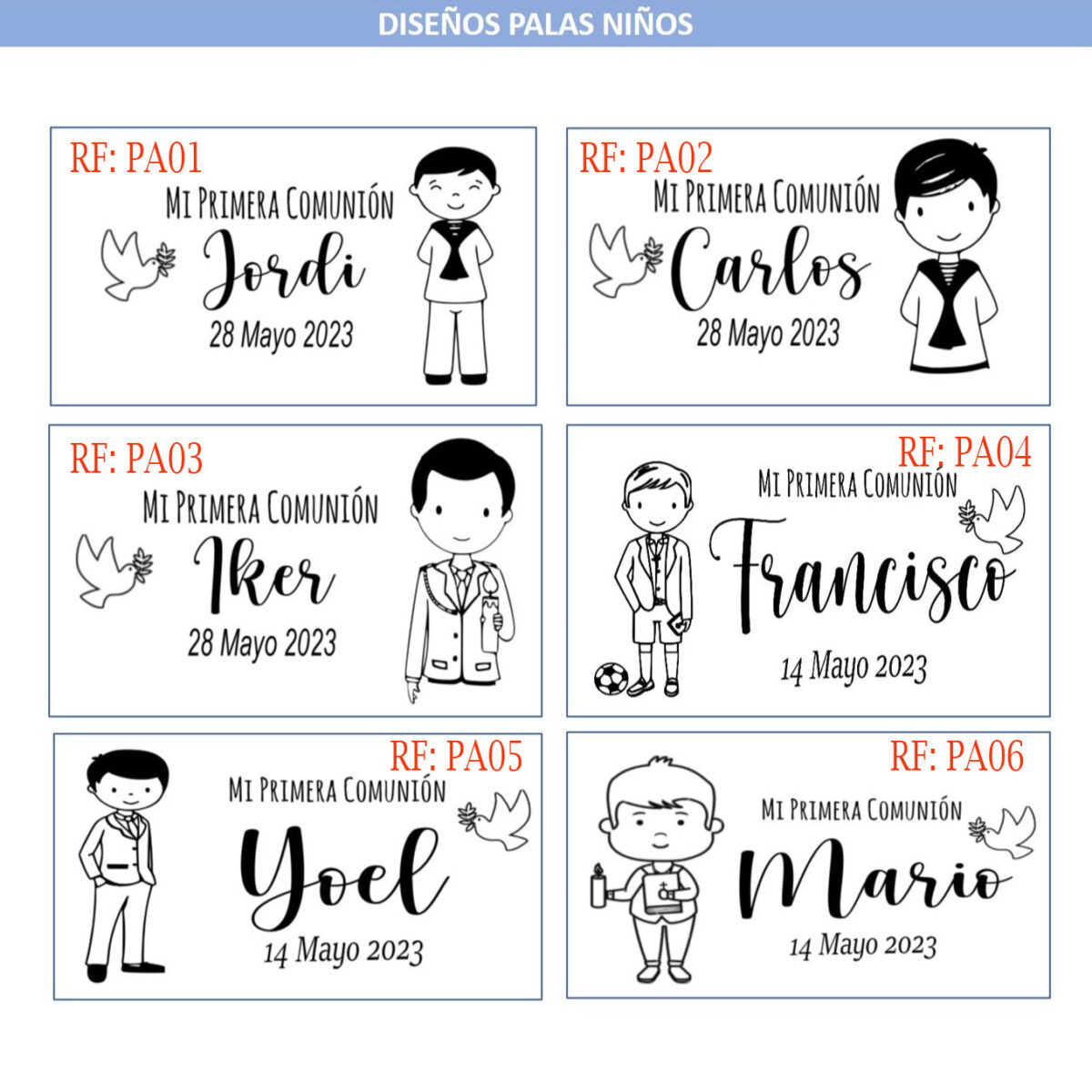 Pala para tarta personaliza SIN CAJA - Imagen 2