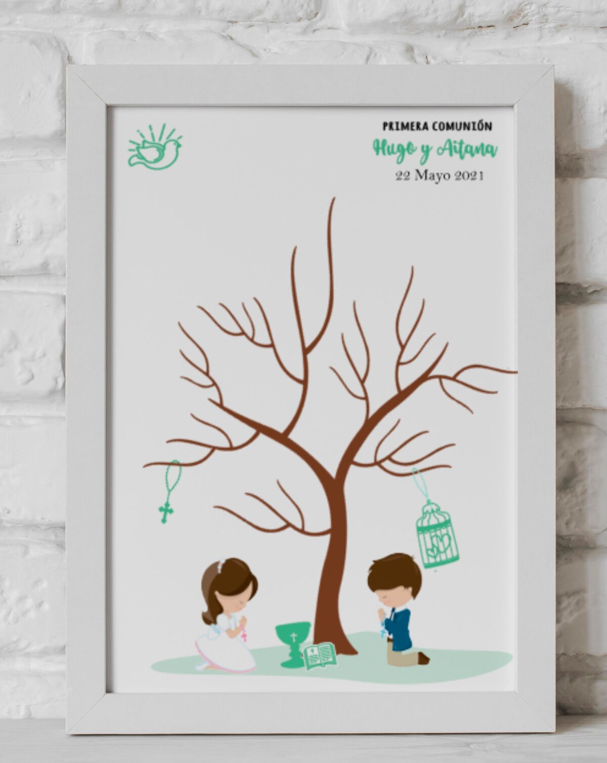 Marco y Lámina para firmas GEMELOS - Imagen 2