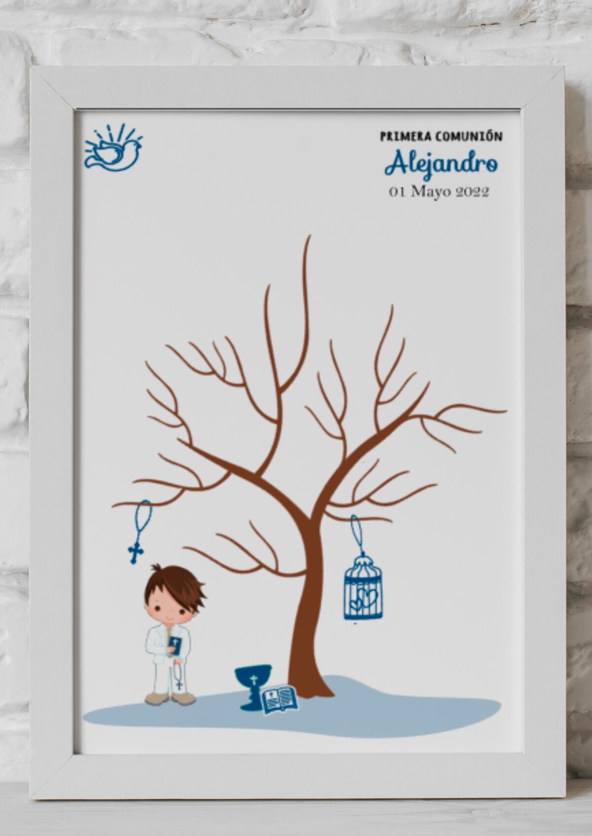 Marco y Lámina para firmas NIÑOS - Imagen 1