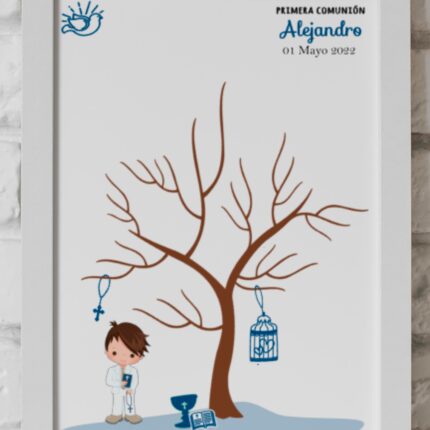 Marco y Lámina para firmas NIÑOS