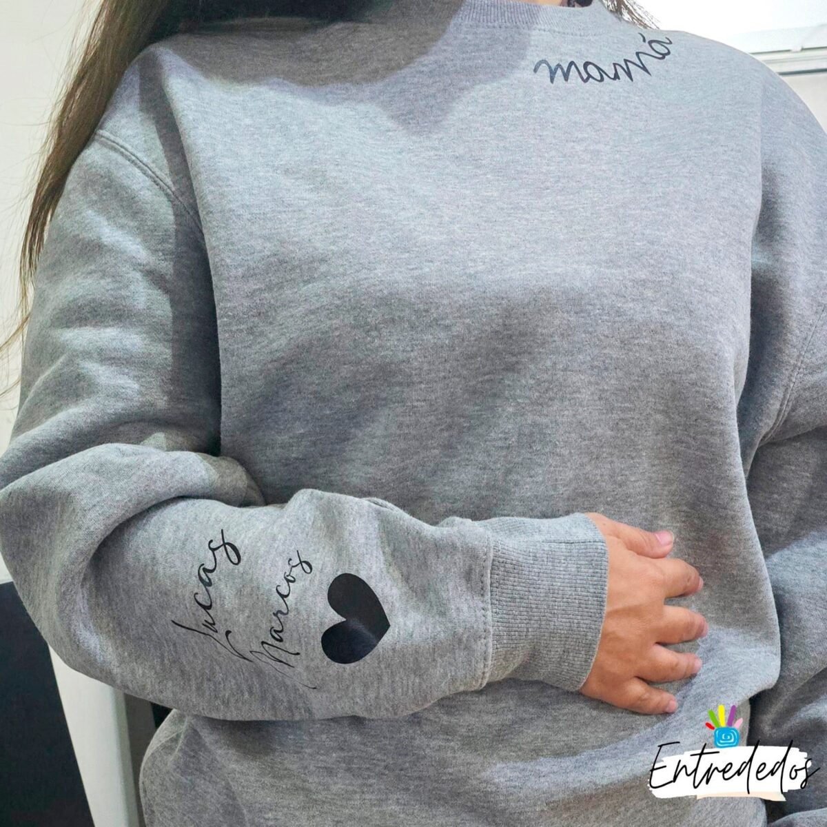 Sudadera unisex diseño PAPÁ/MAMÁ/ABUELA - Imagen 4