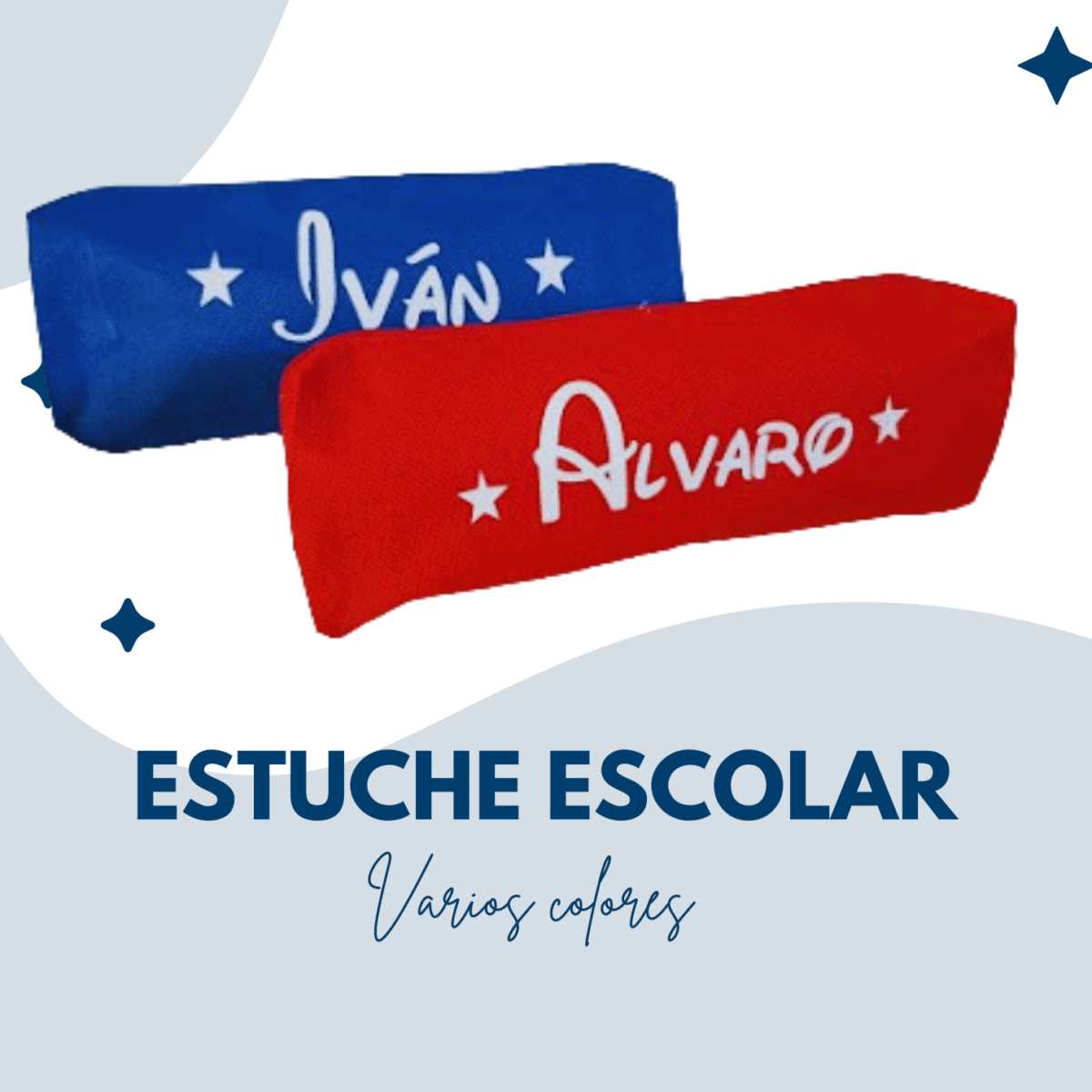Estuche Escolar personalizado con nombre - Imagen 1