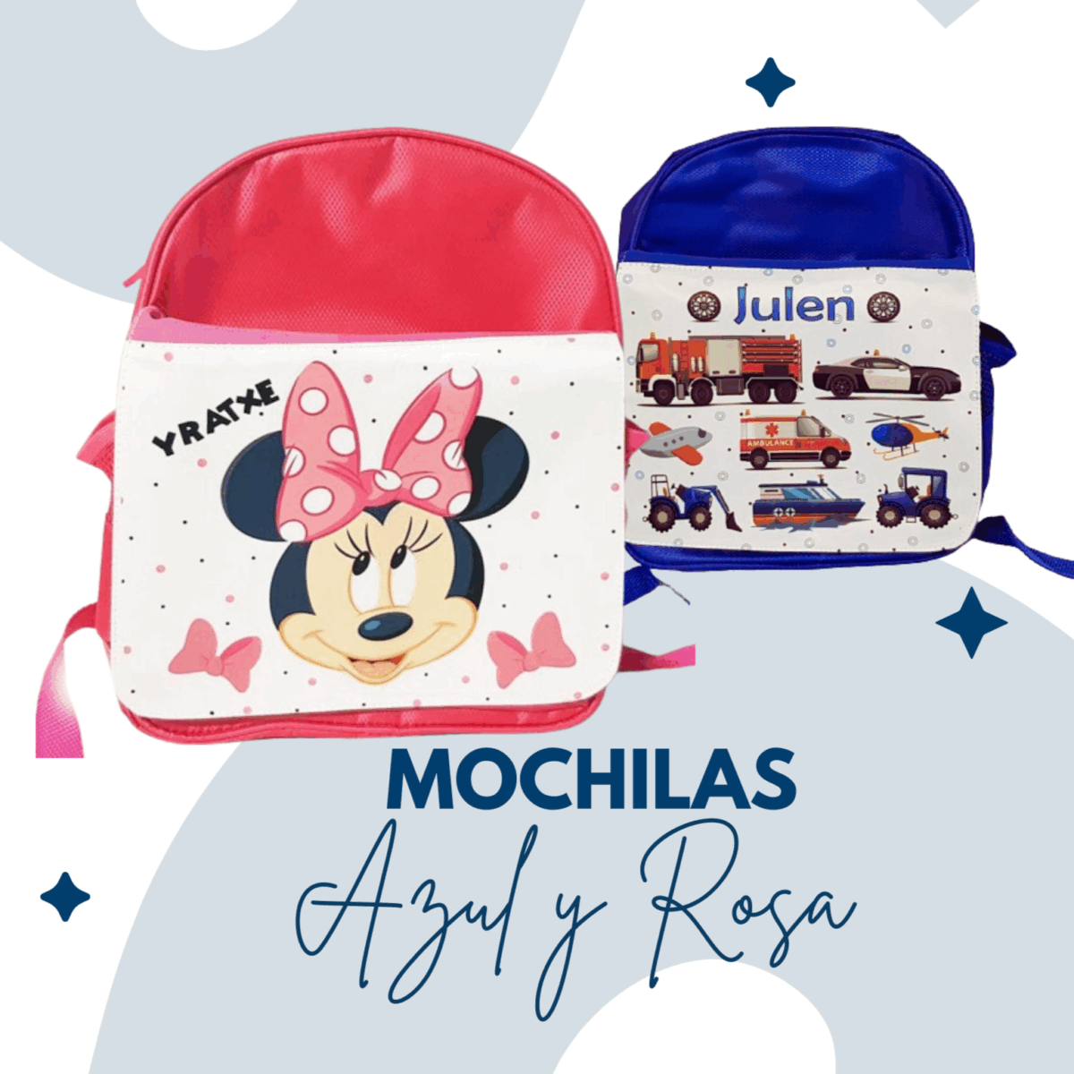 Mochila Infantil escolar "MUCHOS DISEÑOS" - Imagen 1