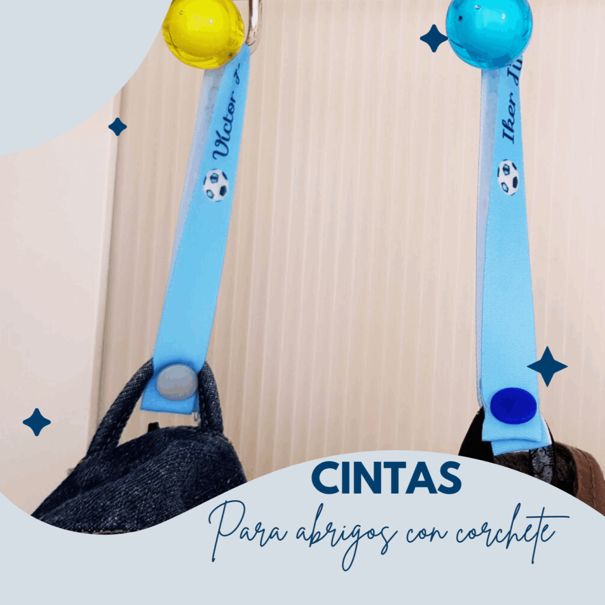 Cintas abrigos para colgar la ropa "VARIEDAD DE DISEÑOS" - Imagen 1