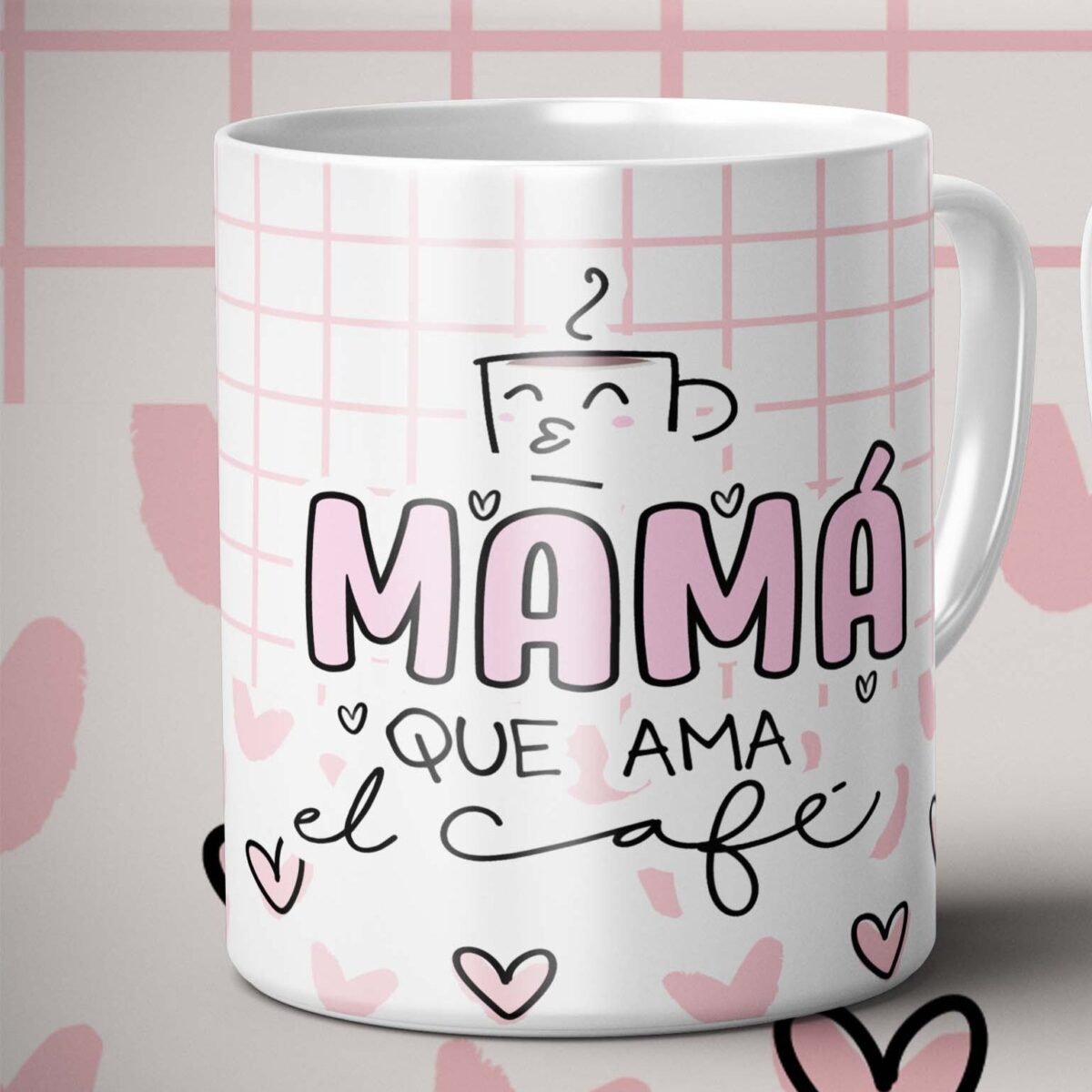 Taza mamá que ama el café - Imagen 1