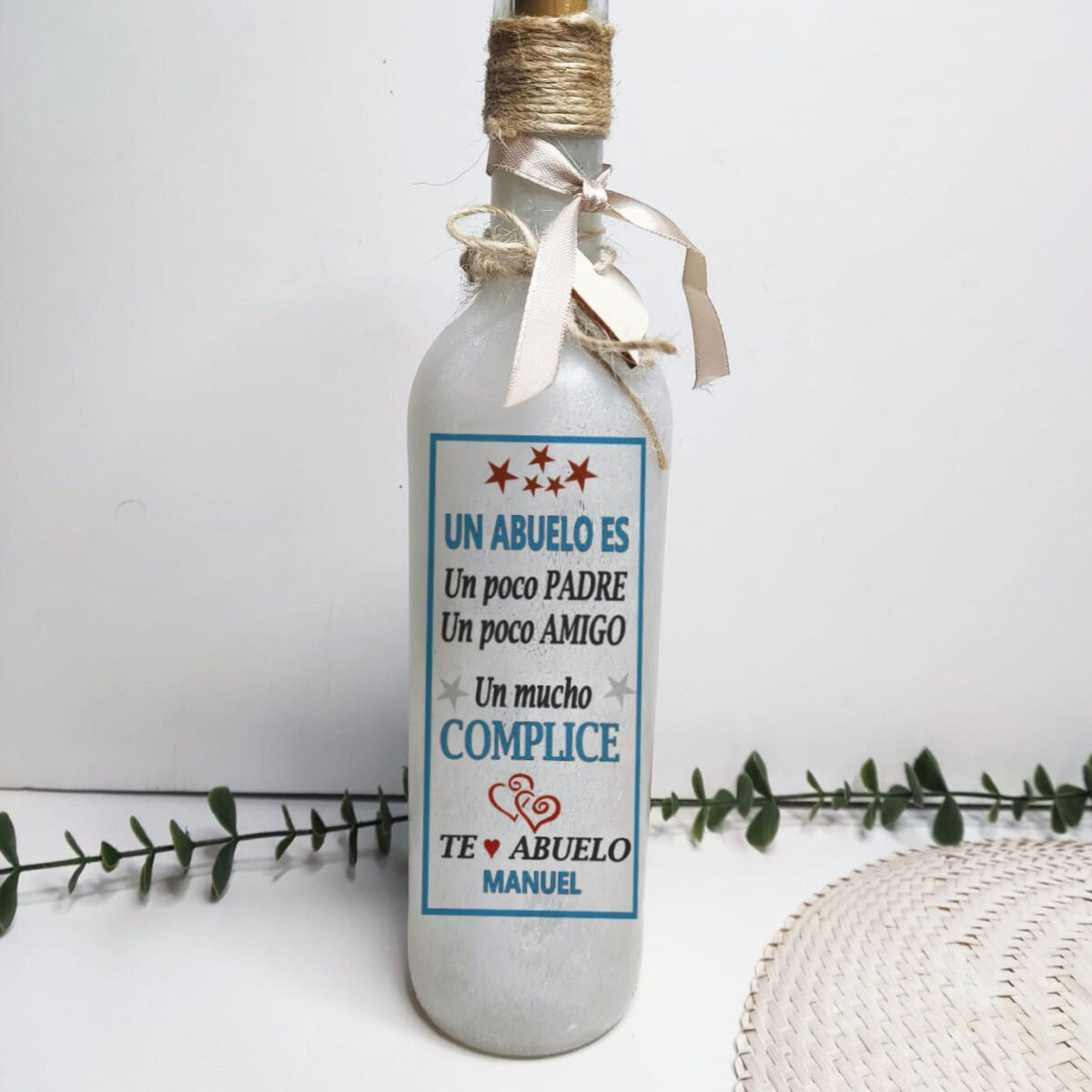 Botella luminosa UN ABUELO ES UN POCO.. - Imagen 1