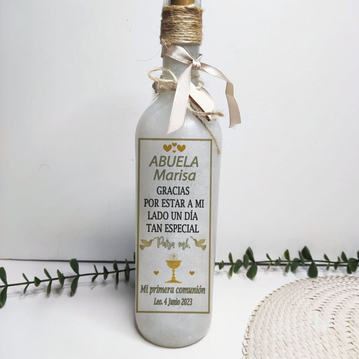 Botella luminosa ABUELOS COMUNIÓN - Imagen 1