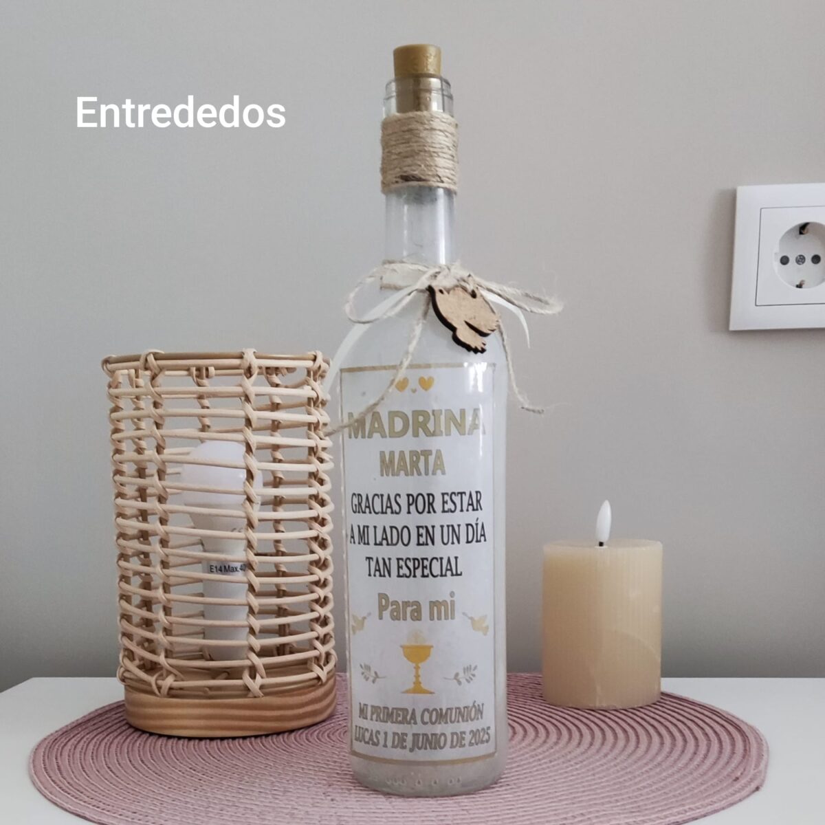 Botella luminosa MADRINA/PADRINO - Imagen 7