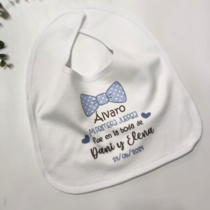 Baberos personalizados "BODAS" PAJARITA