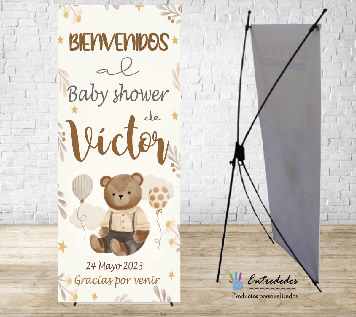 Banner para niños OSITO SENTADO - Imagen 1