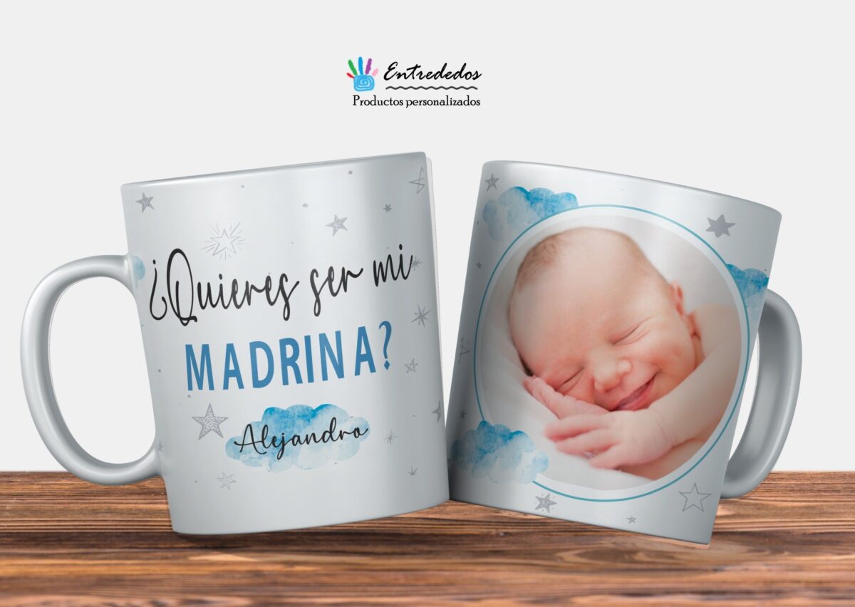 Taza ¿quieres ser mi padrino/madrina? - Imagen 2