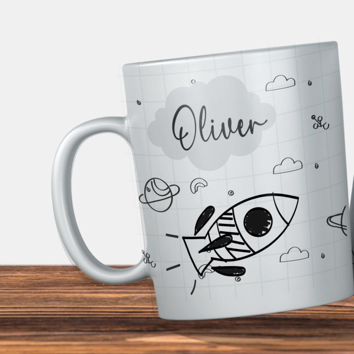 Taza bautizo "TÚ PRINCIPE DEL UNIVERSO" - Imagen 3
