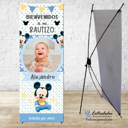 Banner para niños MICKEY BEBÉ