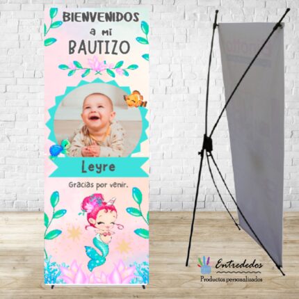 Banner para niños SIRENITA