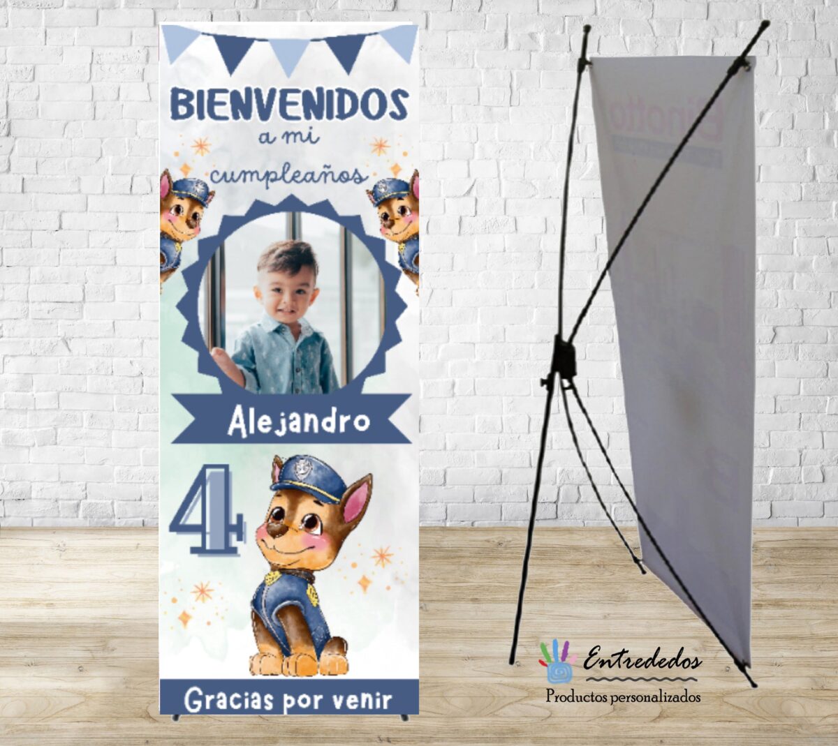 Banner para niños con diseño PATRULLA CANINA - Imagen 1
