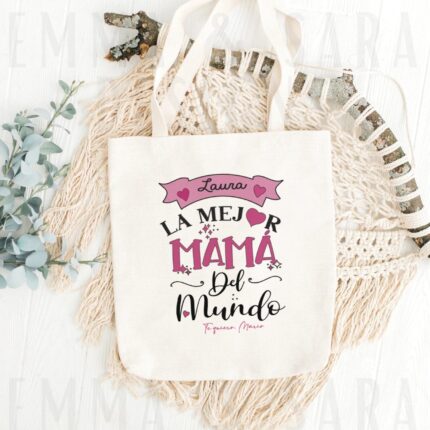 Bolsa tote bag la mejor mamá del mundo