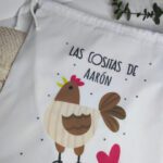 Bolsa escolar para cambio de ropa personalizada