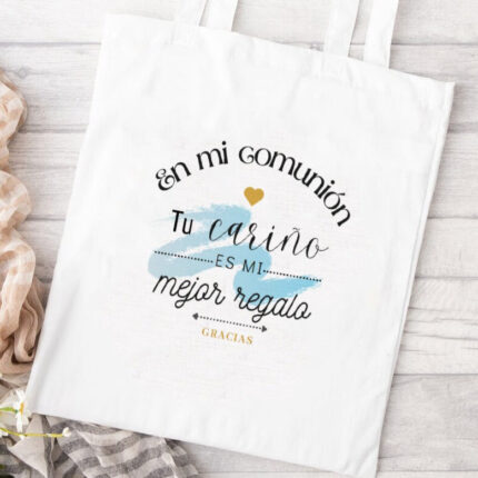 Bolsa de Regalos para Comunión: "TU CARIÑO AZUL"