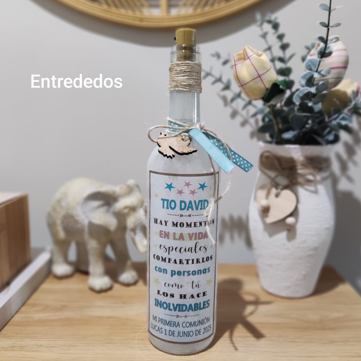 Botellas luminosa MOMENTOS EN LA VIDA - Imagen 1