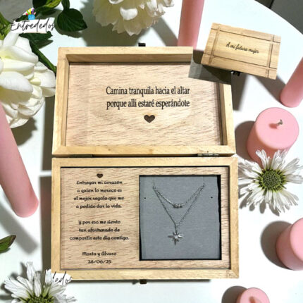 Caja de madera personalizada: el regalo perfecto para ella