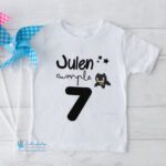 Camiseta Infantil Manga Corta Personalizada – Chibis Héroes
