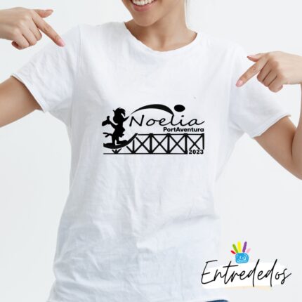 Camiseta personalizada para parques temáticos Portaventura