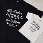 Camiseta papá diseño mi padre mola que lo flipas