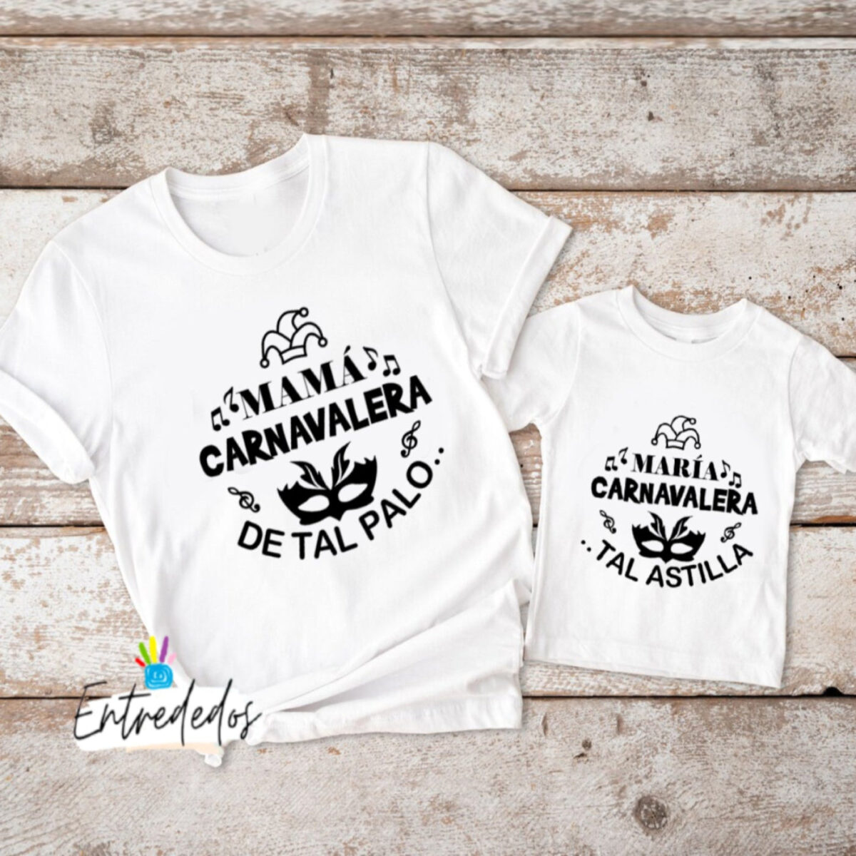 Camiseta papá diseño CARNAVAL - Imagen 4