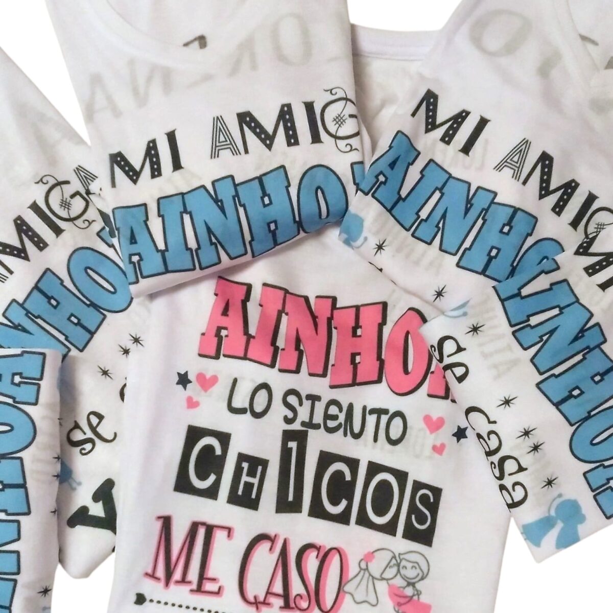 Camisetas BLANCAS para despedidas "TU DISEÑO" - Imagen 3
