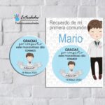 Chapa Espejo o Imán – Muñeca de Comunión Niño