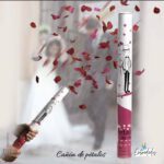 Cañón confeti pétalos rojos