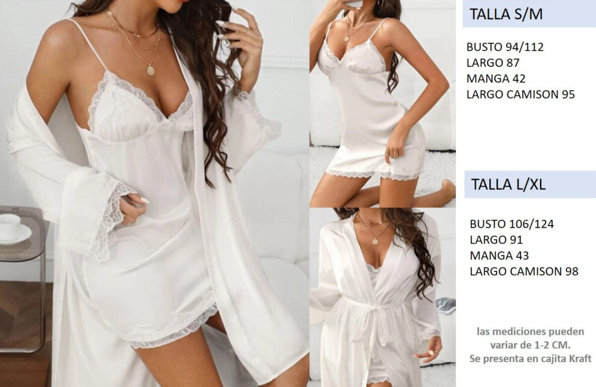 Bata + camisón modelo PREMIUN - Imagen 2
