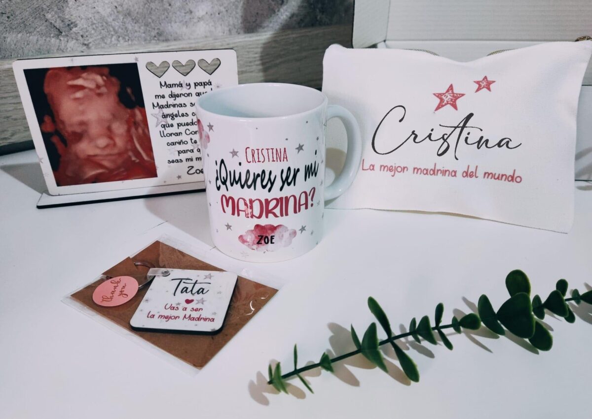 Kit Regalo padrinos ¿ quieres ser mi padrino o madrina de bautizo? - Imagen 2