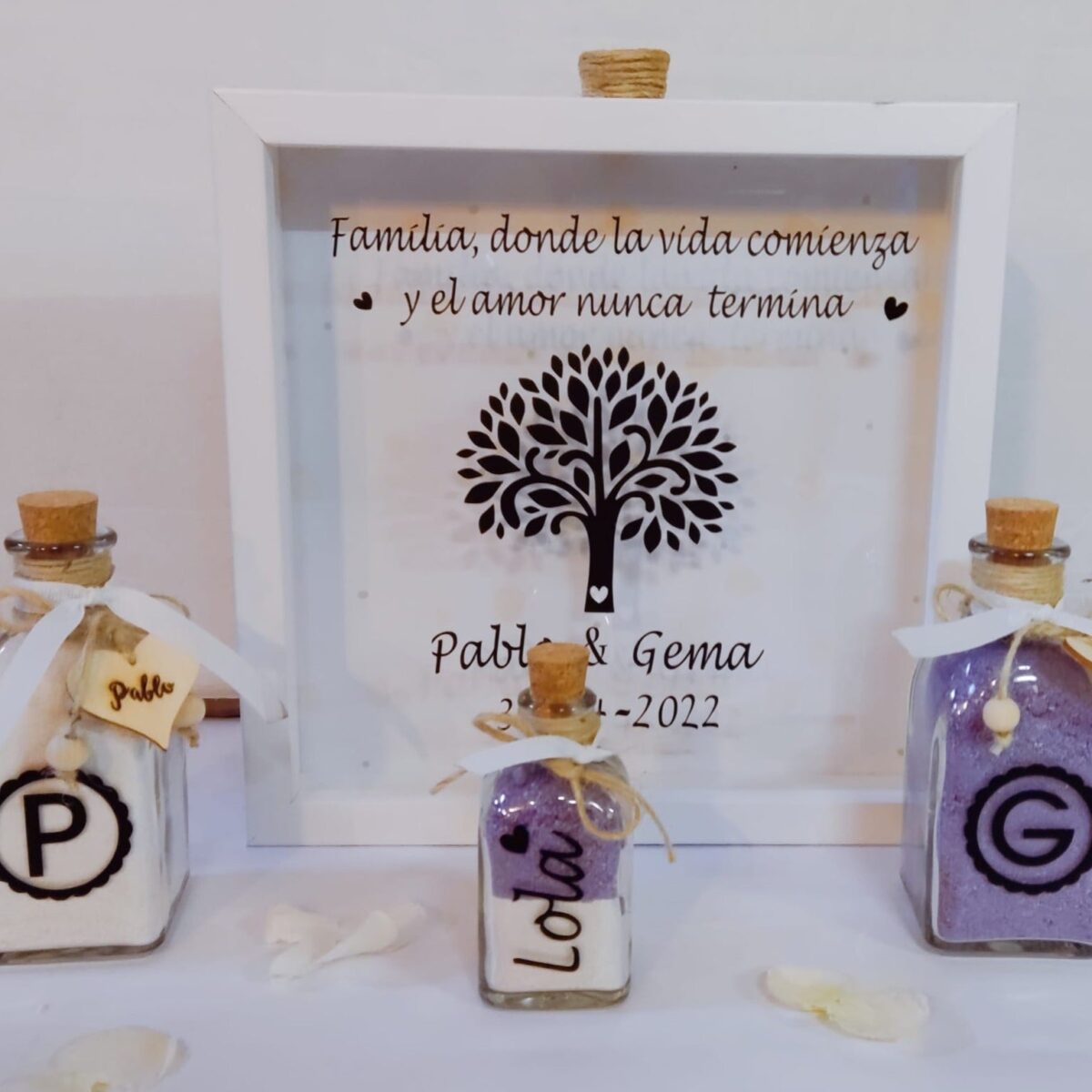 MARCO PARA RITUAL DE ARENA con diseño  el árbol de la vida - Imagen 1