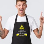 Delantal personalizado “Peligro Papá” – Regalo divertido