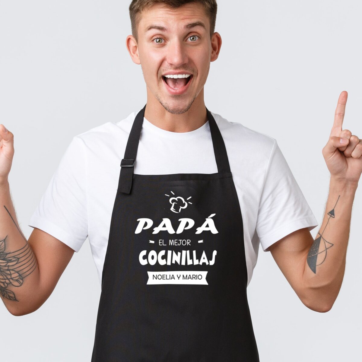 Delantal HOMBRE "con frases divertidas" - Imagen 1