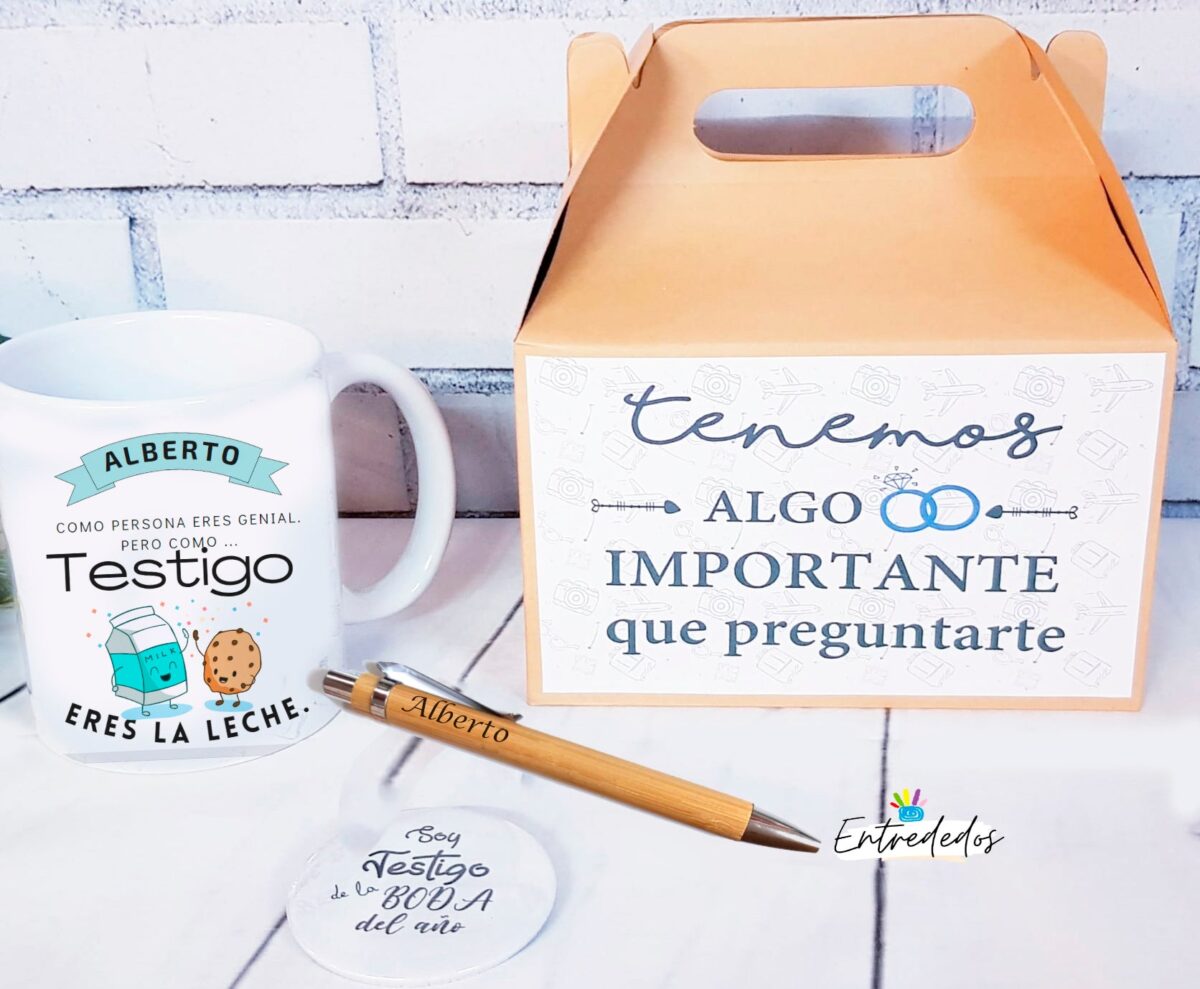 kit regalo testigos con diseño" eres la leche" o"eres la pera limonera" - Imagen 4
